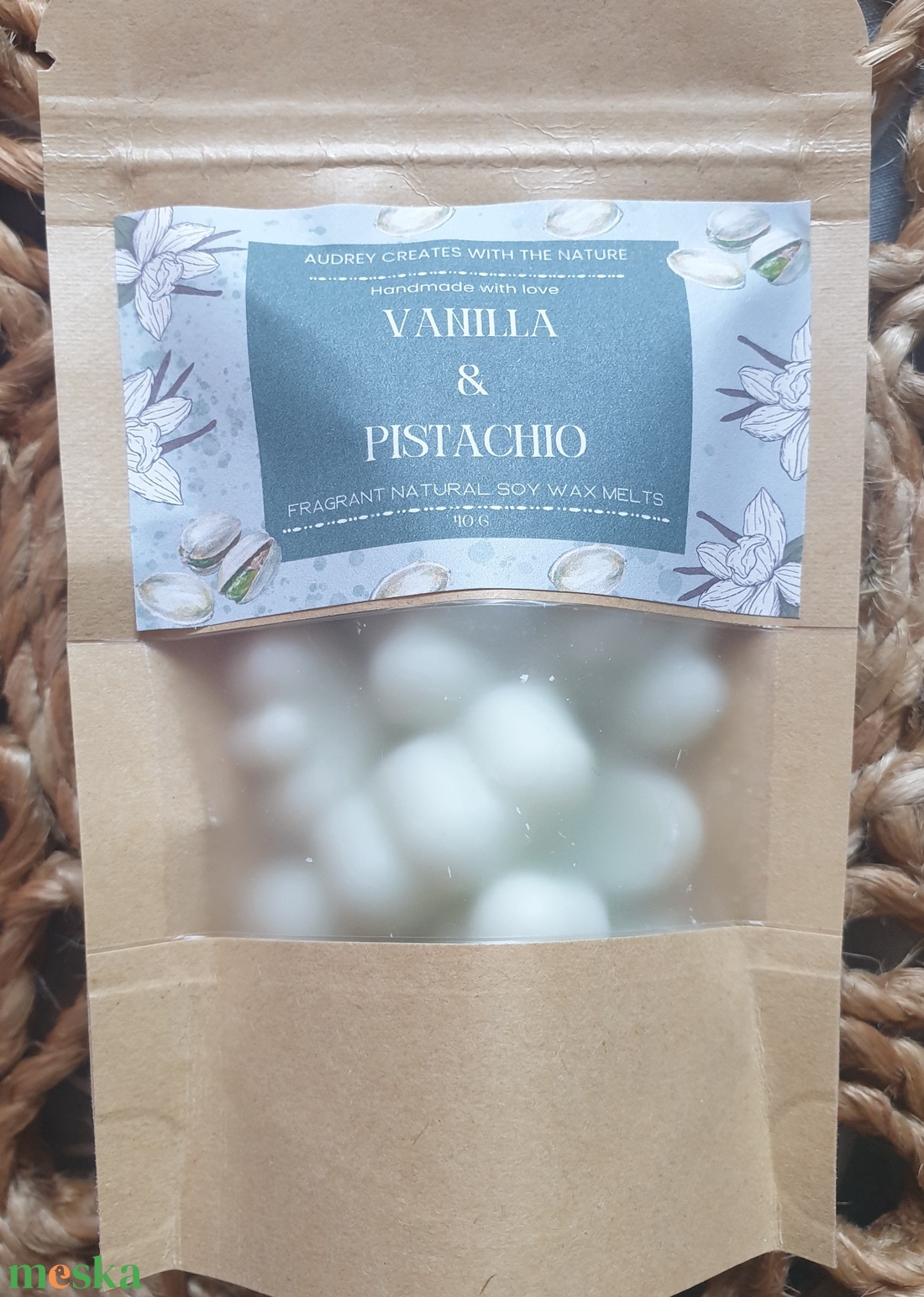 Illatviasz-Vanilla Pistachio - otthon & életmód - gyertya, illat, aroma - illatviasz - Meska.hu