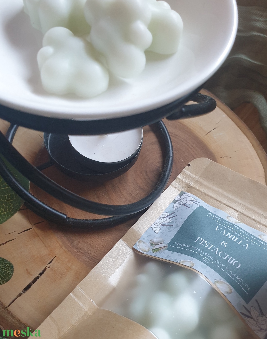 Illatviasz-Vanilla Pistachio - otthon & életmód - gyertya, illat, aroma - illatviasz - Meska.hu