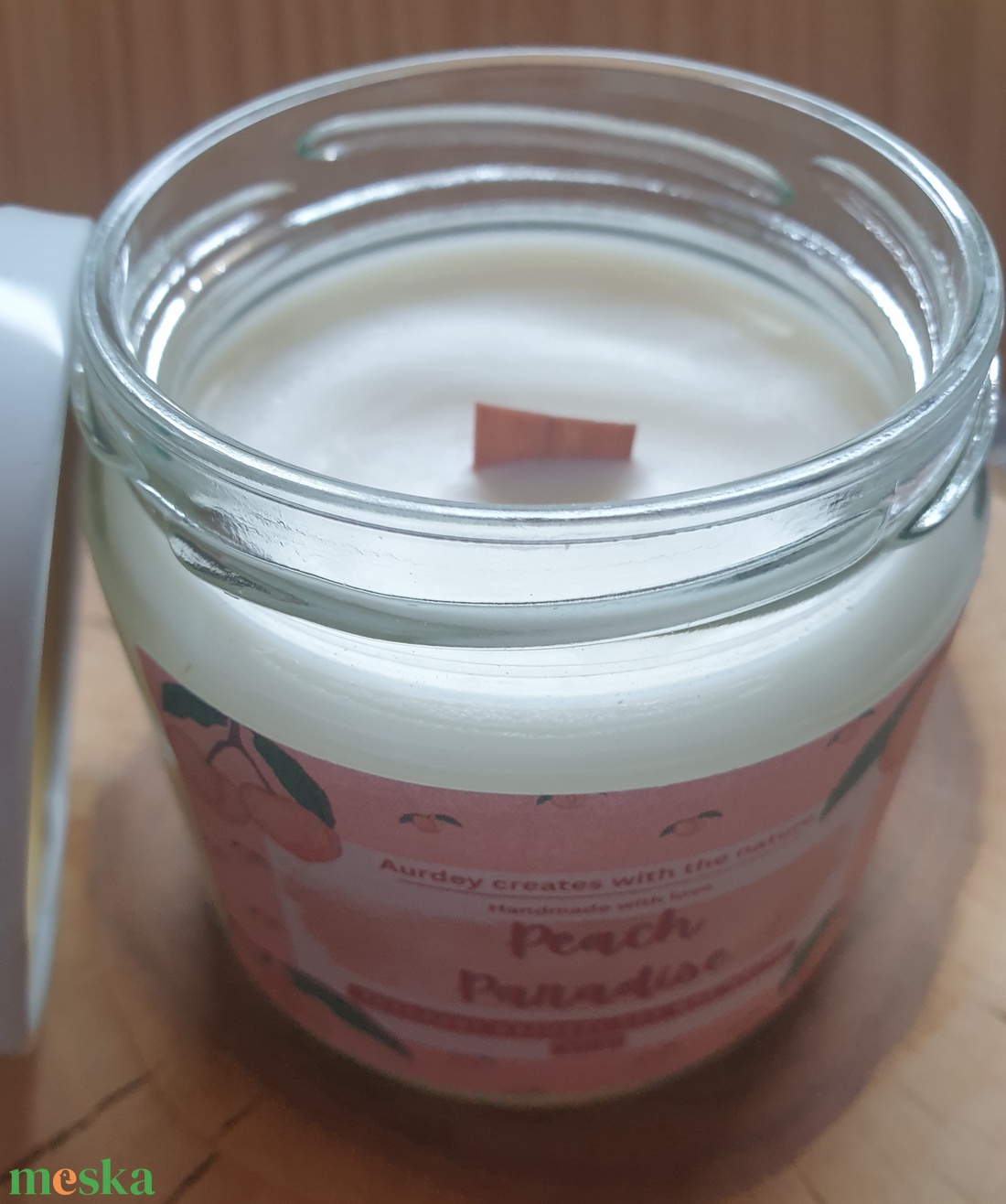 Peach Paradise - otthon & életmód - gyertya, illat, aroma - gyertya - Meska.hu