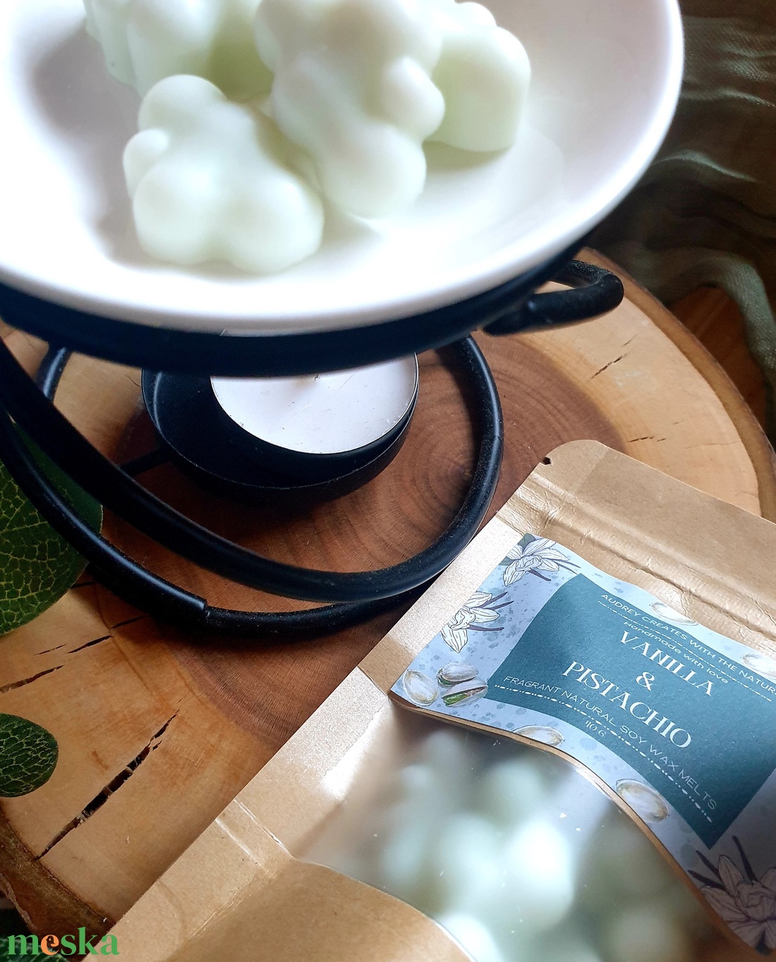 Illatviasz-Vanilla Pistachio - otthon & életmód - gyertya, illat, aroma - illatviasz - Meska.hu