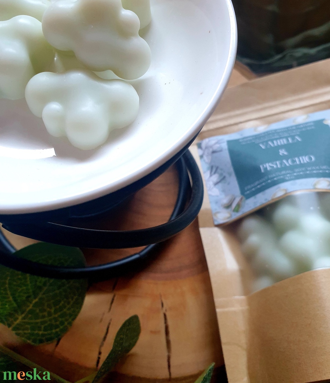 Illatviasz-Vanilla Pistachio - otthon & életmód - gyertya, illat, aroma - illatviasz - Meska.hu