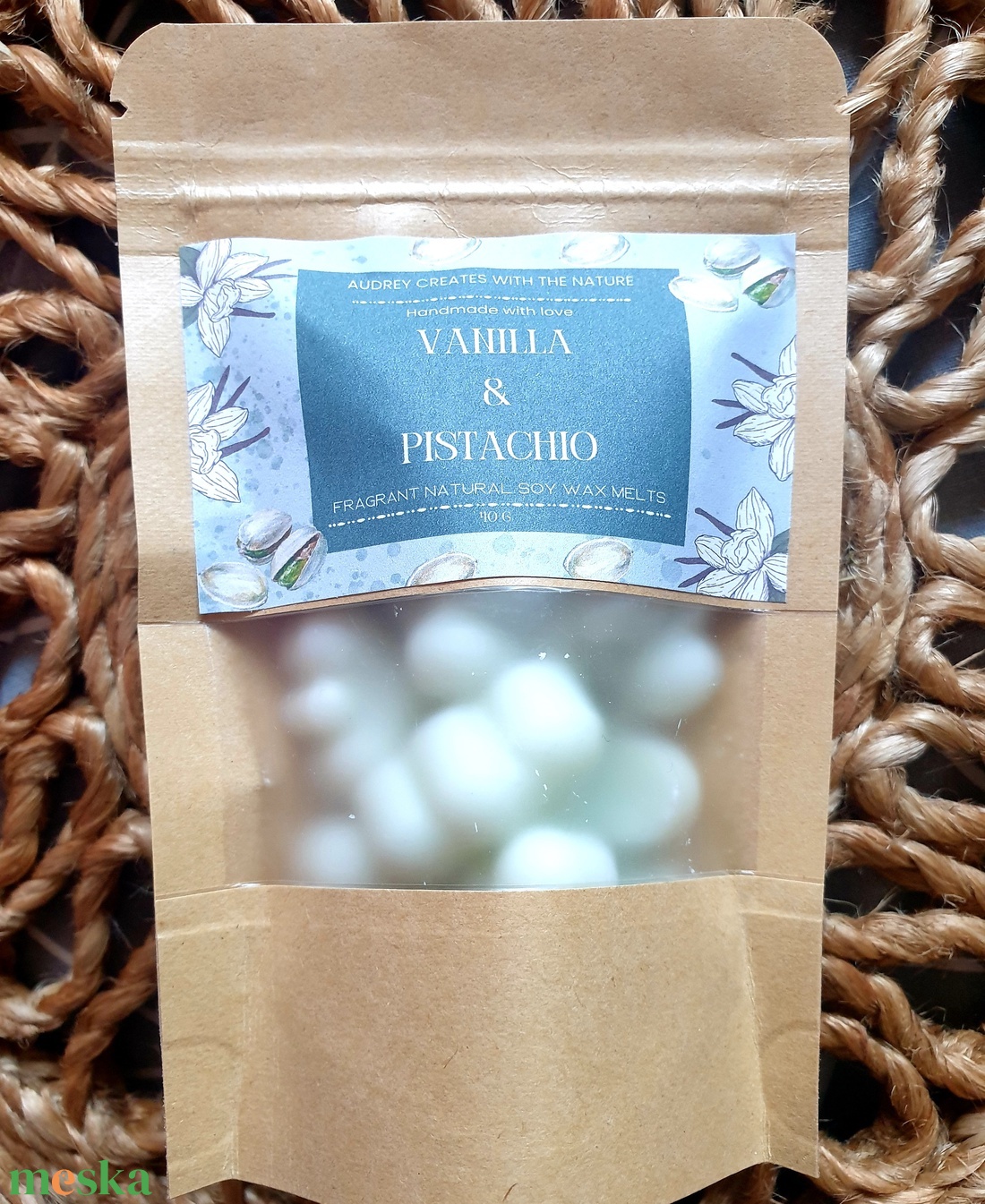Illatviasz-Vanilla Pistachio - otthon & életmód - gyertya, illat, aroma - illatviasz - Meska.hu