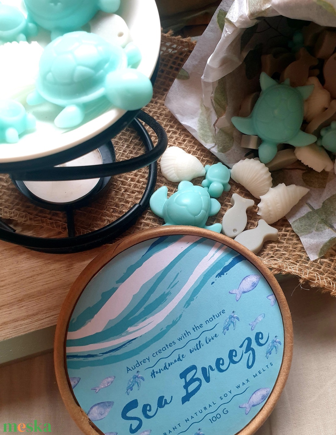 Illatviasz-Sea Breeze 100g - otthon & életmód - gyertya, illat, aroma - illatviasz - Meska.hu