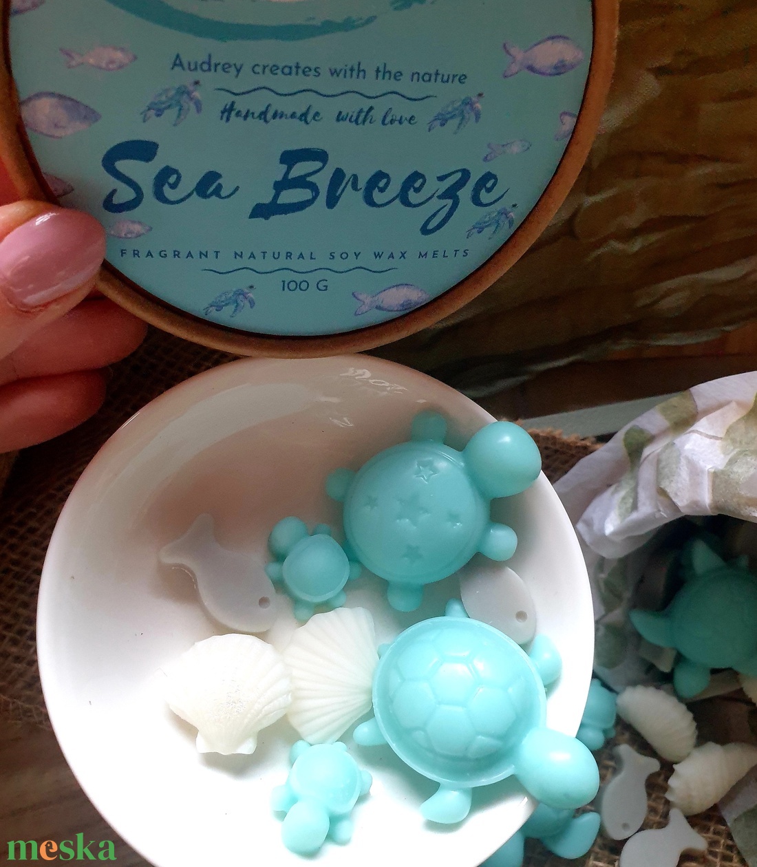Illatviasz-Sea Breeze 100g - otthon & életmód - gyertya, illat, aroma - illatviasz - Meska.hu