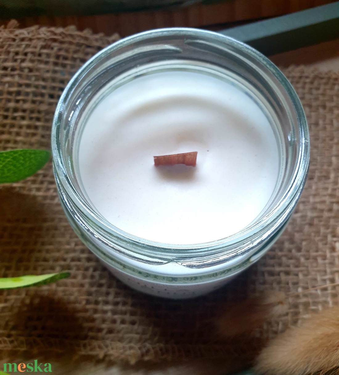 Természetes szójaviasz gyertya-Vanilla Coconut - otthon & életmód - gyertya, illat, aroma - gyertya - Meska.hu