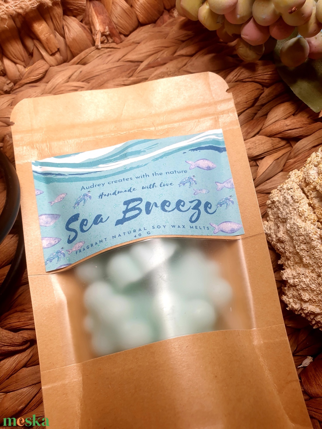 Illatviasz-Sea Breeze - otthon & életmód - gyertya, illat, aroma - illatviasz - Meska.hu