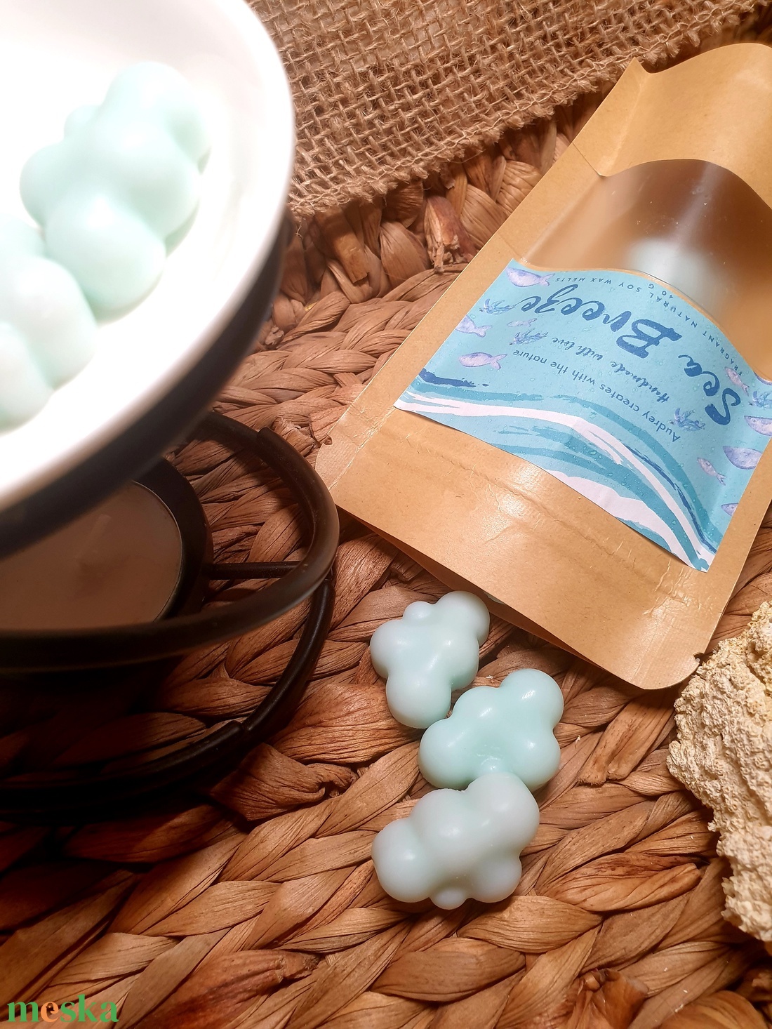 Illatviasz-Sea Breeze - otthon & életmód - gyertya, illat, aroma - illatviasz - Meska.hu
