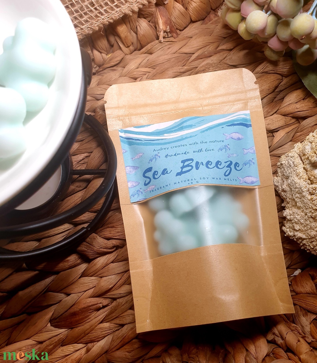 Illatviasz-Sea Breeze - otthon & életmód - gyertya, illat, aroma - illatviasz - Meska.hu