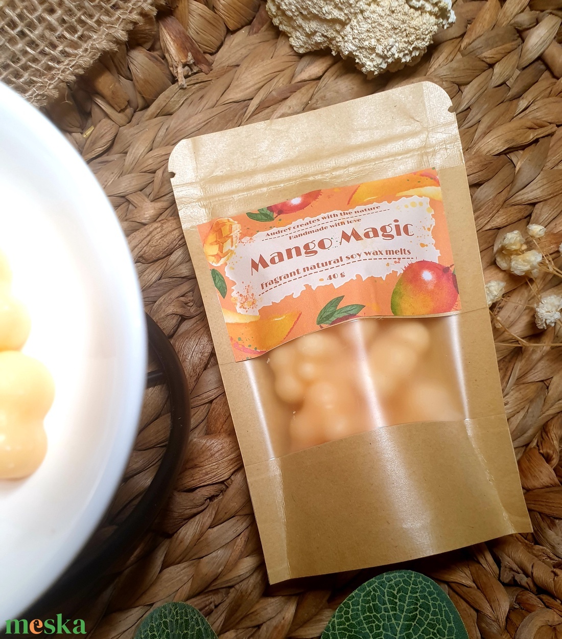 Illatviasz-Mango Magic - otthon & életmód - gyertya, illat, aroma - illatviasz - Meska.hu