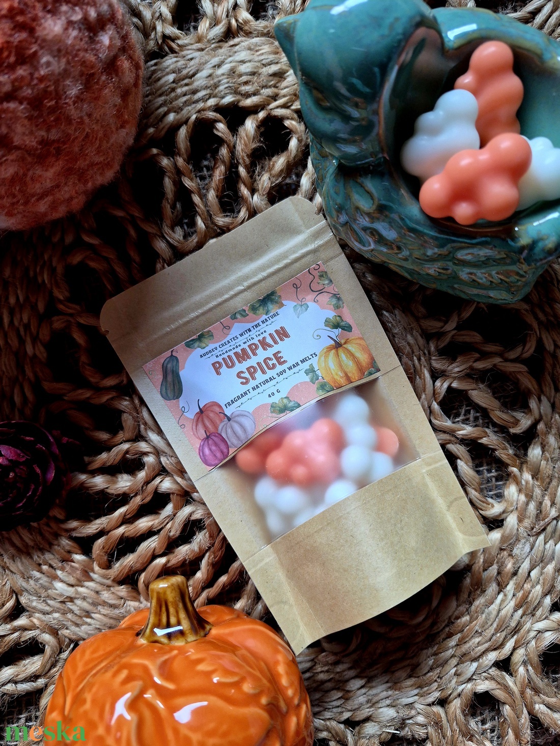 Illatviasz-Pumpkin Spice - otthon & életmód - gyertya, illat, aroma - illatviasz - Meska.hu