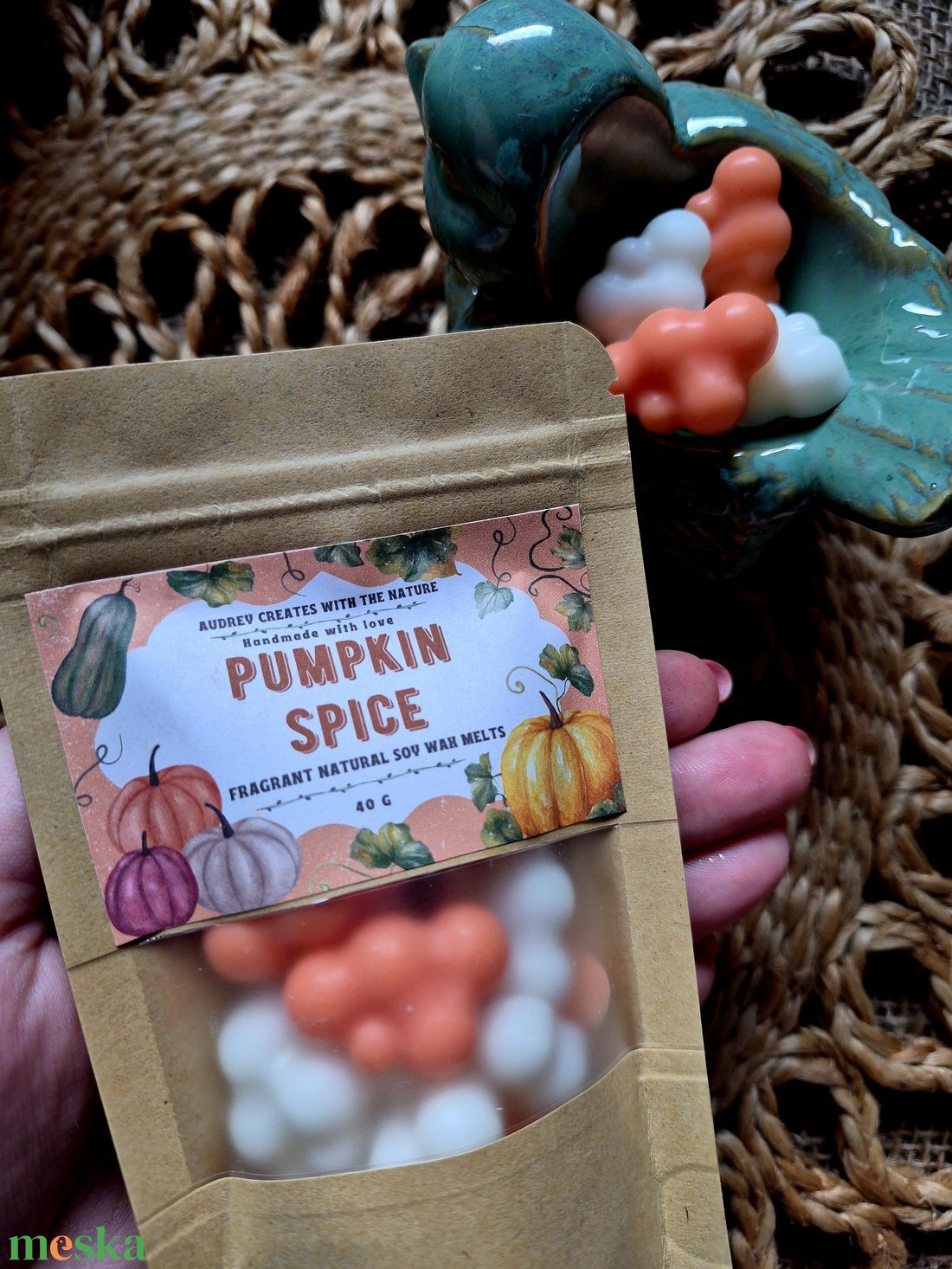 Illatviasz-Pumpkin Spice - otthon & életmód - gyertya, illat, aroma - illatviasz - Meska.hu