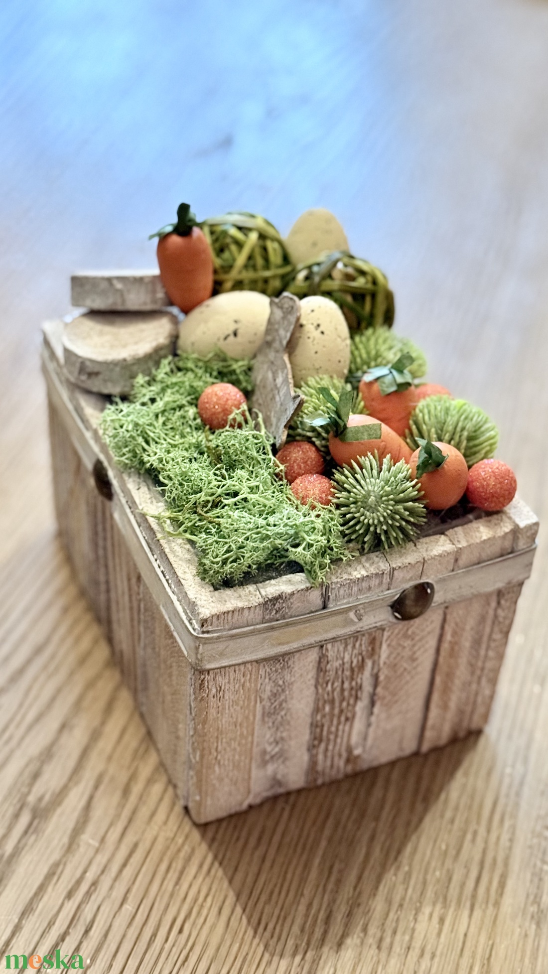 Húsvéti asztaldísz  - otthon & életmód - dekoráció - asztal és polc dekoráció - zuzmódekoráció, mohadekoráció - Meska.hu