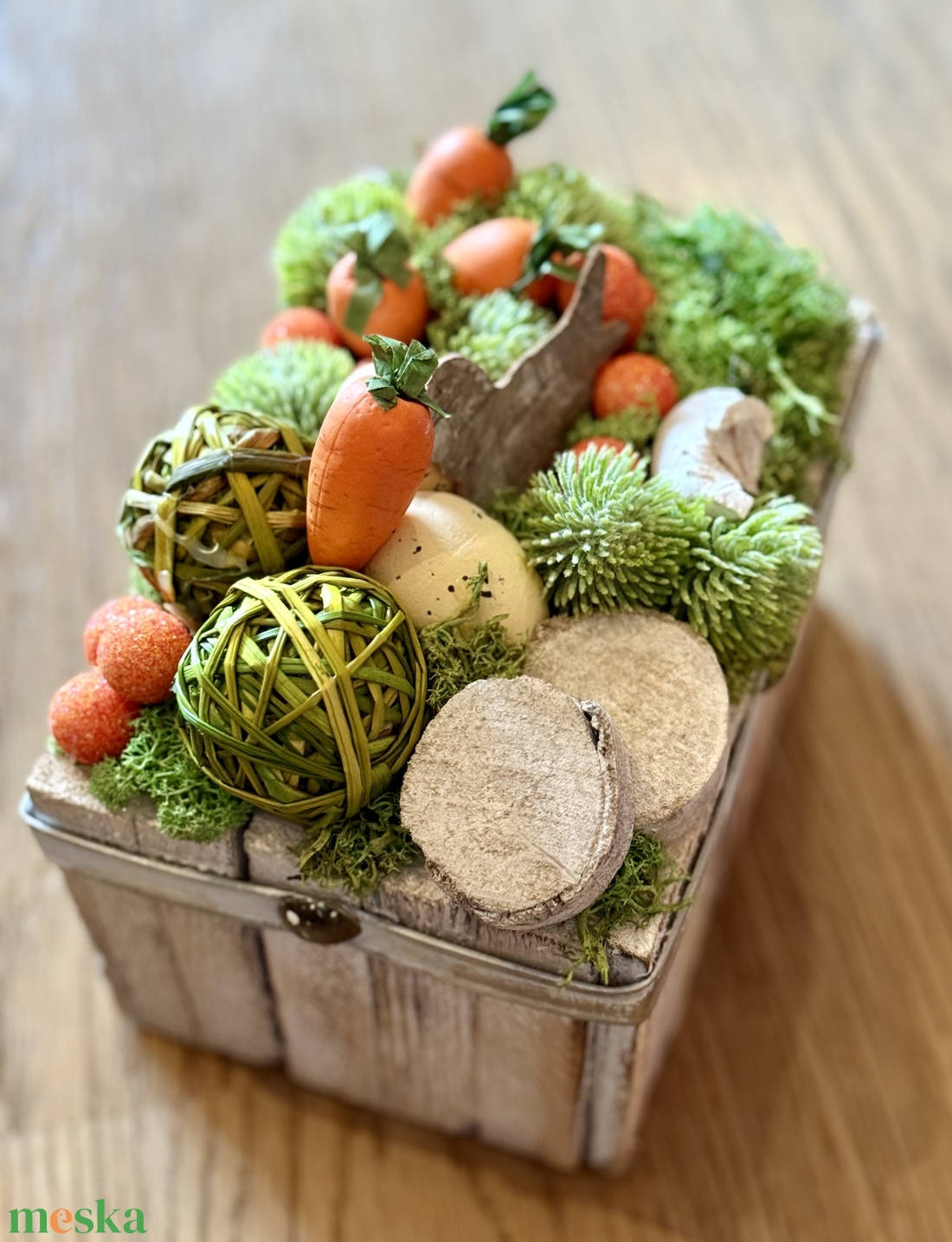 Húsvéti asztaldísz  - ünnepi díszek, dekorációk - húsvéti díszek és dekorációk - húsvéti virágos díszek - Meska.hu