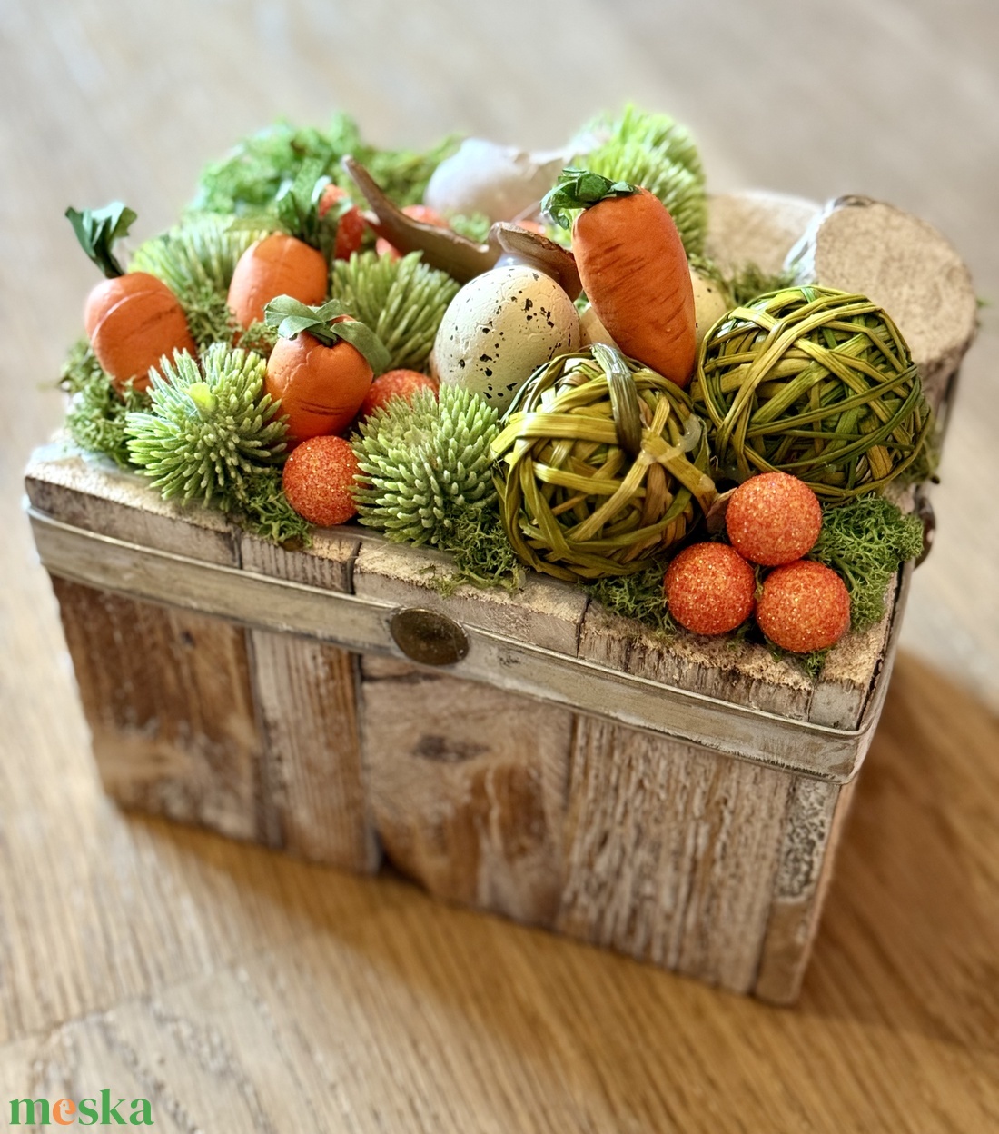 Húsvéti asztaldísz  - ünnepi díszek, dekorációk - húsvéti díszek és dekorációk - húsvéti virágos díszek - Meska.hu