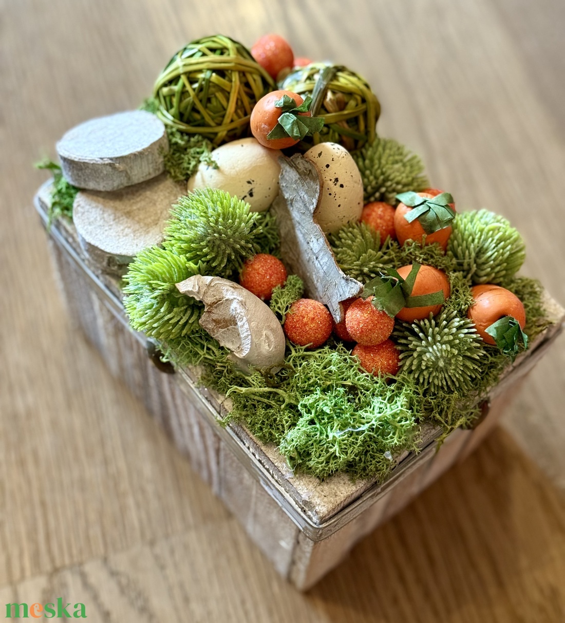 Húsvéti asztaldísz  - ünnepi díszek, dekorációk - húsvéti díszek és dekorációk - húsvéti virágos díszek - Meska.hu