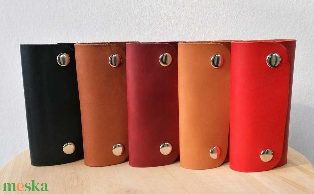 Bőr kulcstartó tok - táska & tok - kulcstartó & táskadísz - kulcstartó - Meska.hu