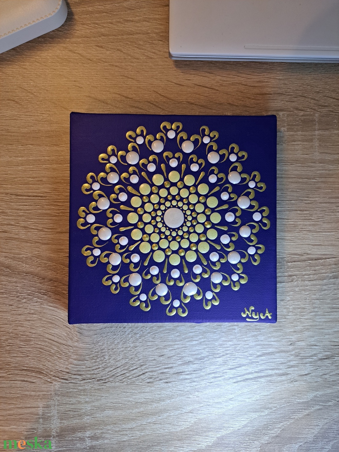 Mandala vászonkép  - otthon & életmód - dekoráció - kép & falikép - vászonkép - Meska.hu