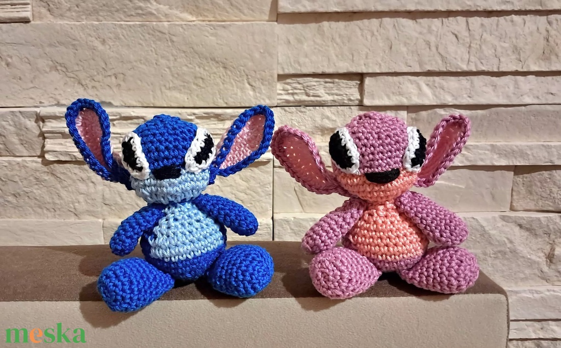 Stitch Horgolt amigurumi figurák - diy (csináld magad) - egységcsomag - Meska.hu