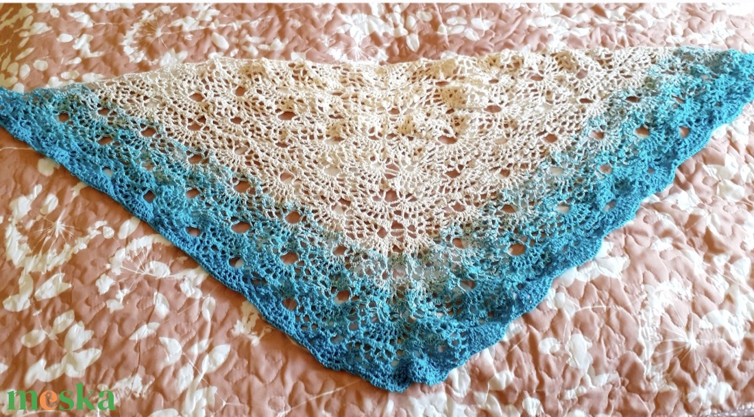 Horgolt sál - diy (csináld magad) - egységcsomag - Meska.hu