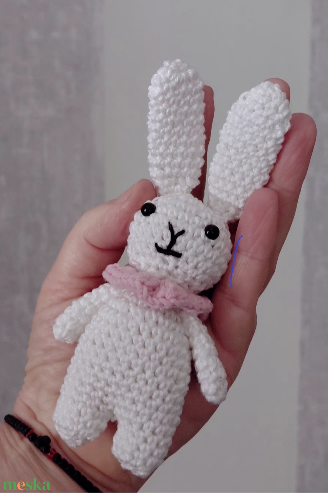 Horgolt nyuszi - játék & sport - plüssállat & játékfigura - nyuszi - Meska.hu