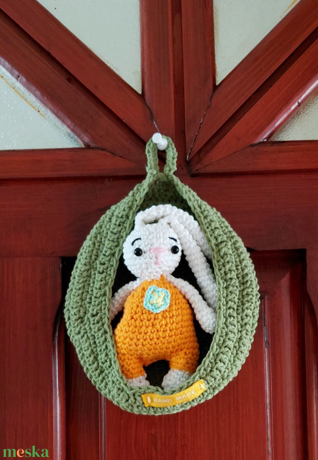 Húsvéti kopogtató - ünnepi díszek, dekorációk - húsvéti díszek és dekorációk - húsvéti ajtódísz, kopogtató - Meska.hu