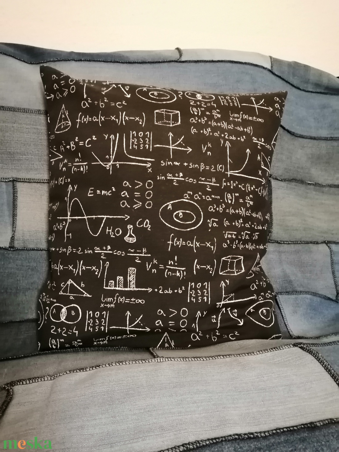 Matekos díszpárnahuzat - otthon & életmód - lakástextil - párna & párnahuzat - Meska.hu