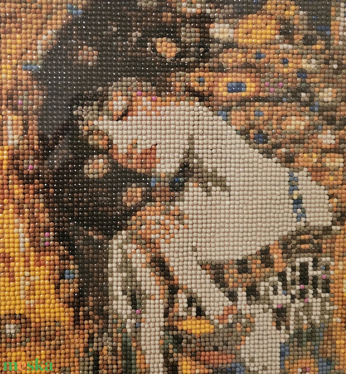 Őszi csend � Kézzel készített gyémántfestmény keretben (keret nélküli méretek: 24x35 cm) - művészet - festmény - festmény vegyes technika - Meska.hu
