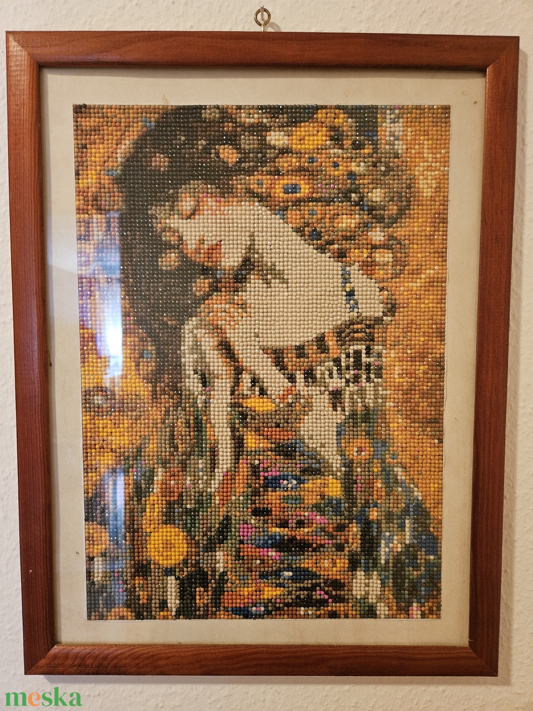 Őszi csend � Kézzel készített gyémántfestmény keretben (keret nélküli méretek: 24x35 cm) - művészet - festmény - festmény vegyes technika - Meska.hu