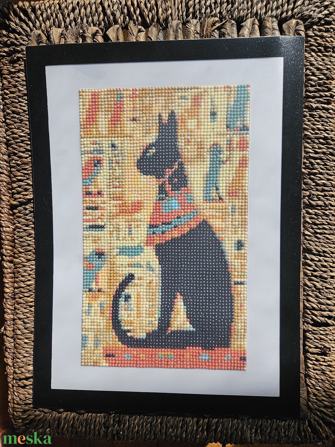 Egyiptomi Árnyék � Kézzel készített gyémántfestmény keretben (14x23 cm) - otthon & életmód - dekoráció - kép & falikép - 3d képek - Meska.hu