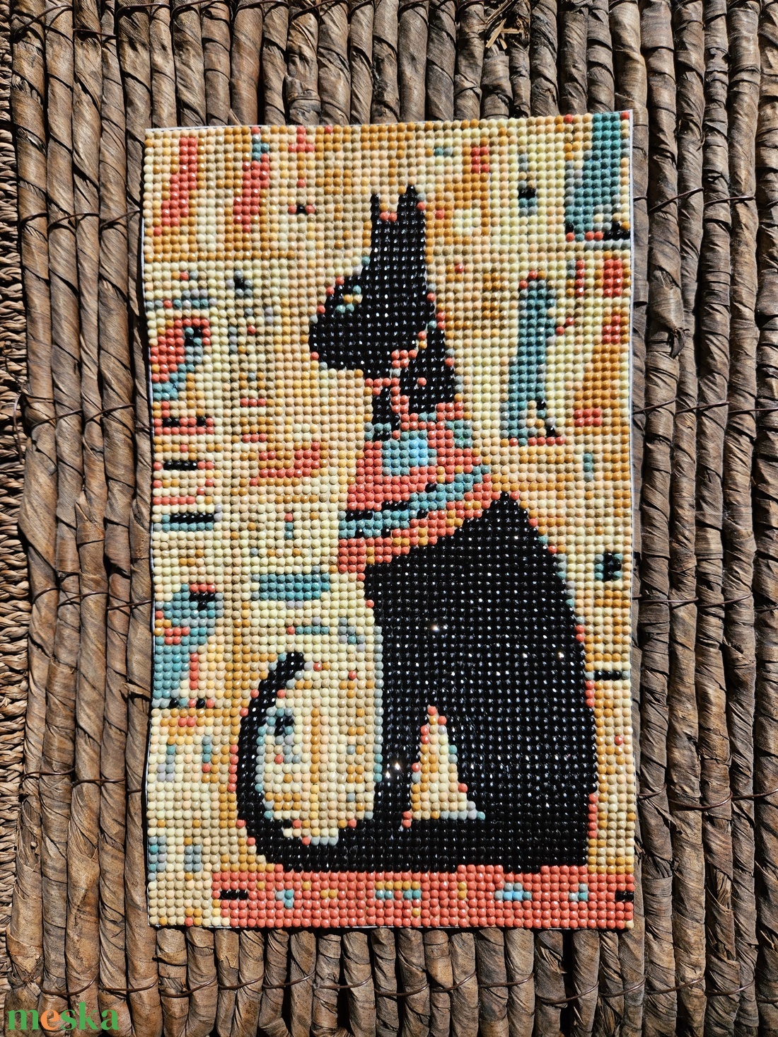 Egyiptomi Árnyék � Kézzel készített gyémántfestmény keretben (14x23 cm) - otthon & életmód - dekoráció - kép & falikép - 3d képek - Meska.hu