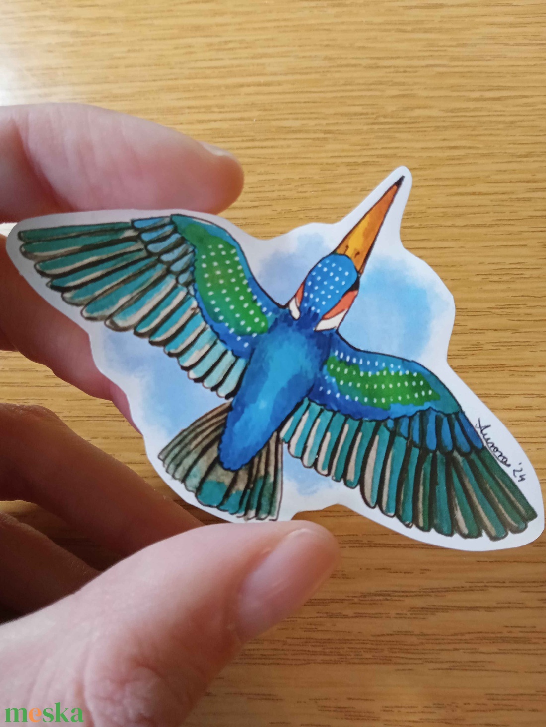 Matrica - Jégmadár - otthon & életmód - papír, írószer - matrica, matrica csomag - Meska.hu