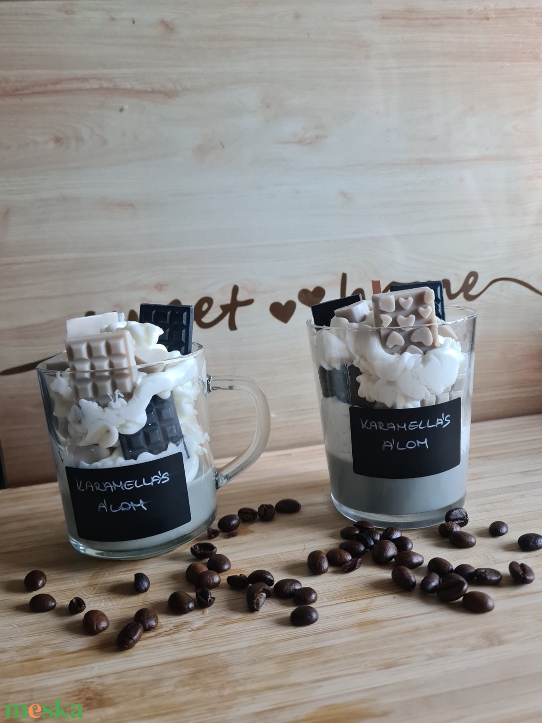  Karamellás kávé Illatgyertya  - otthon & életmód - gyertya, illat, aroma - gyertya - Meska.hu