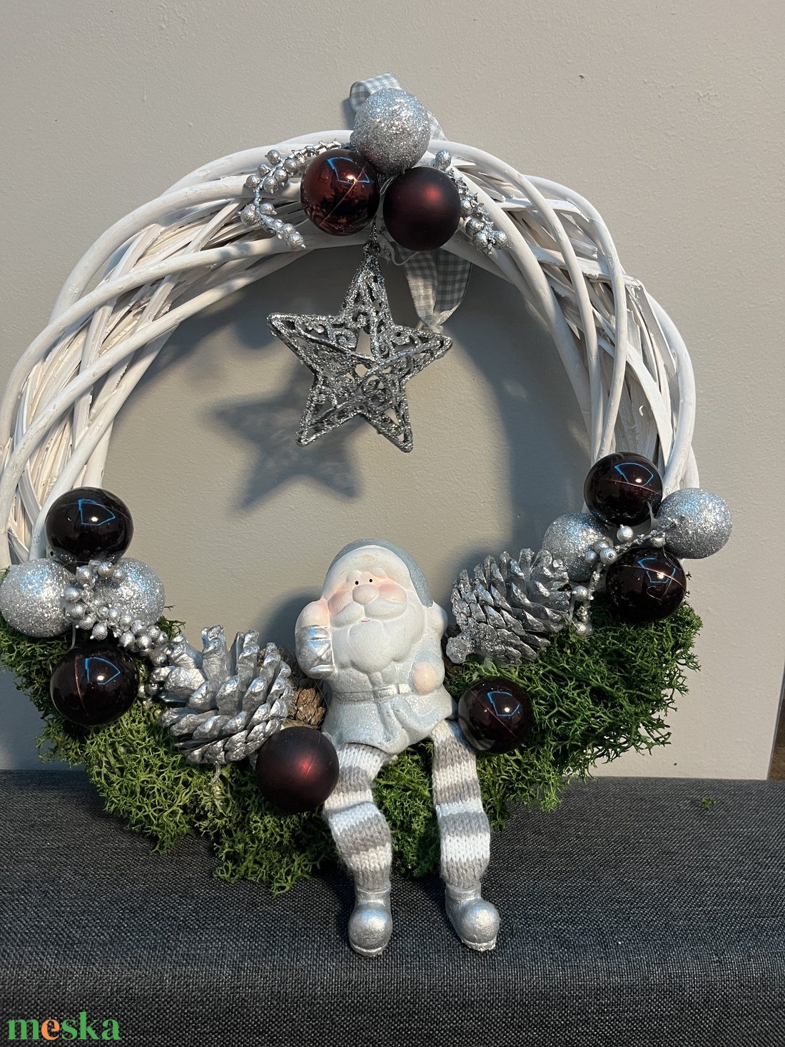 Télapós kopogtató - karácsony - adventi díszek - adventi ajtódísz - Meska.hu Télapós kopogtató - karácsony - adventi díszek - adventi ajtódísz - Meska.hu