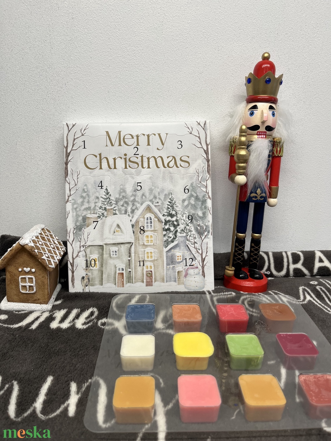 Adventi kalendárium 12 napos illatviasz - otthon & életmód - gyertya, illat, aroma - illatviasz - Meska.hu