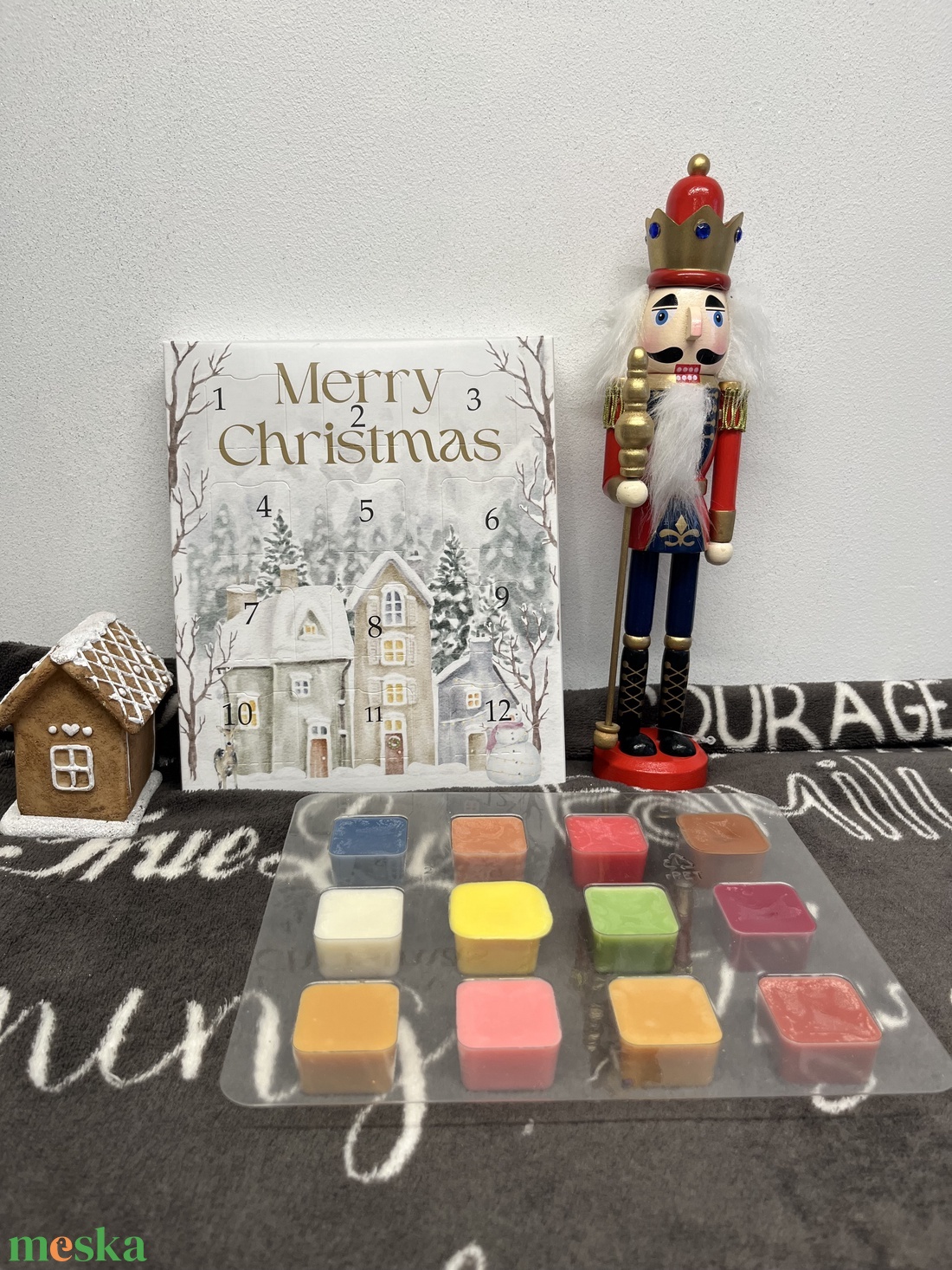 Adventi kalendárium 12 napos illatviasz - otthon & életmód - gyertya, illat, aroma - illatviasz - Meska.hu