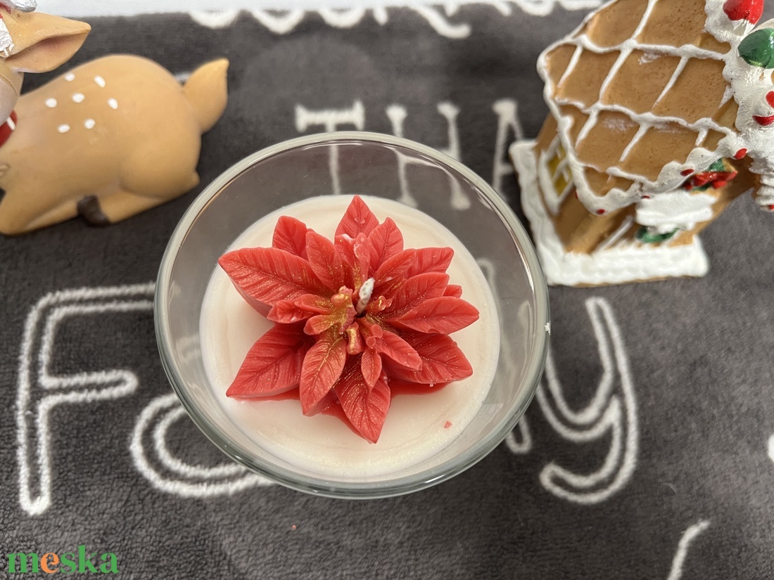 Illatgyertya sült alma illattal - karácsony - karácsonyi lakásdekoráció - karácsonyi illatgyertya, mécses - Meska.hu