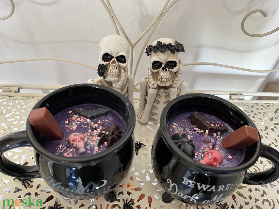 Üst halloweeni illatgyertya - otthon & életmód - gyertya, illat, aroma - gyertya - Meska.hu