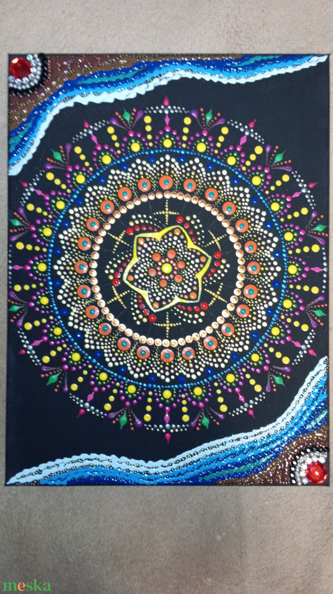 Egyedi mandalás fali kép - otthon & életmód - dekoráció - spiritualitás - mandala - Meska.hu Egyedi mandalás fali kép - otthon & életmód - dekoráció - spiritualitás - mandala - Meska.hu