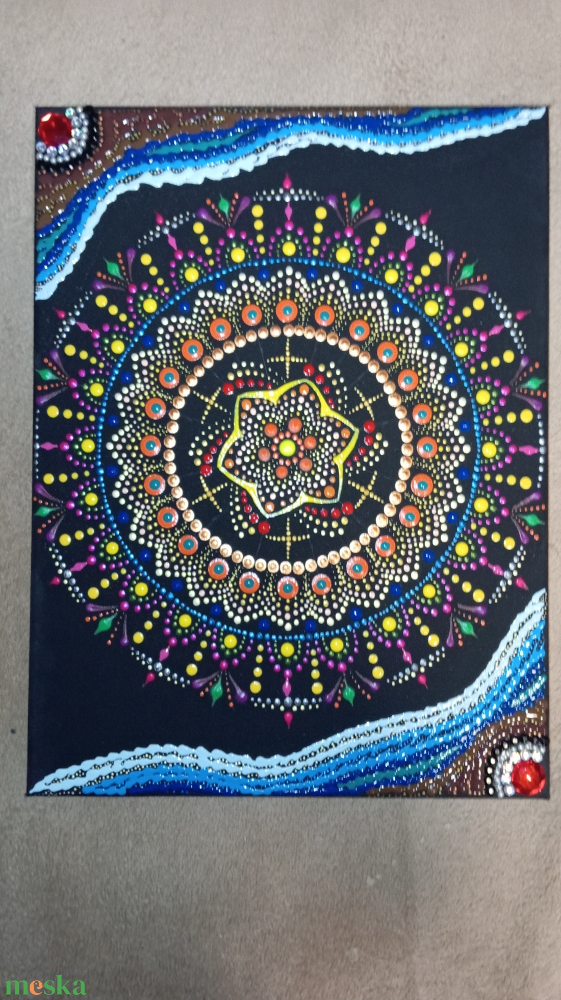 Egyedi mandalás fali kép - otthon & életmód - dekoráció - spiritualitás - mandala - Meska.hu Egyedi mandalás fali kép - otthon & életmód - dekoráció - spiritualitás - mandala - Meska.hu