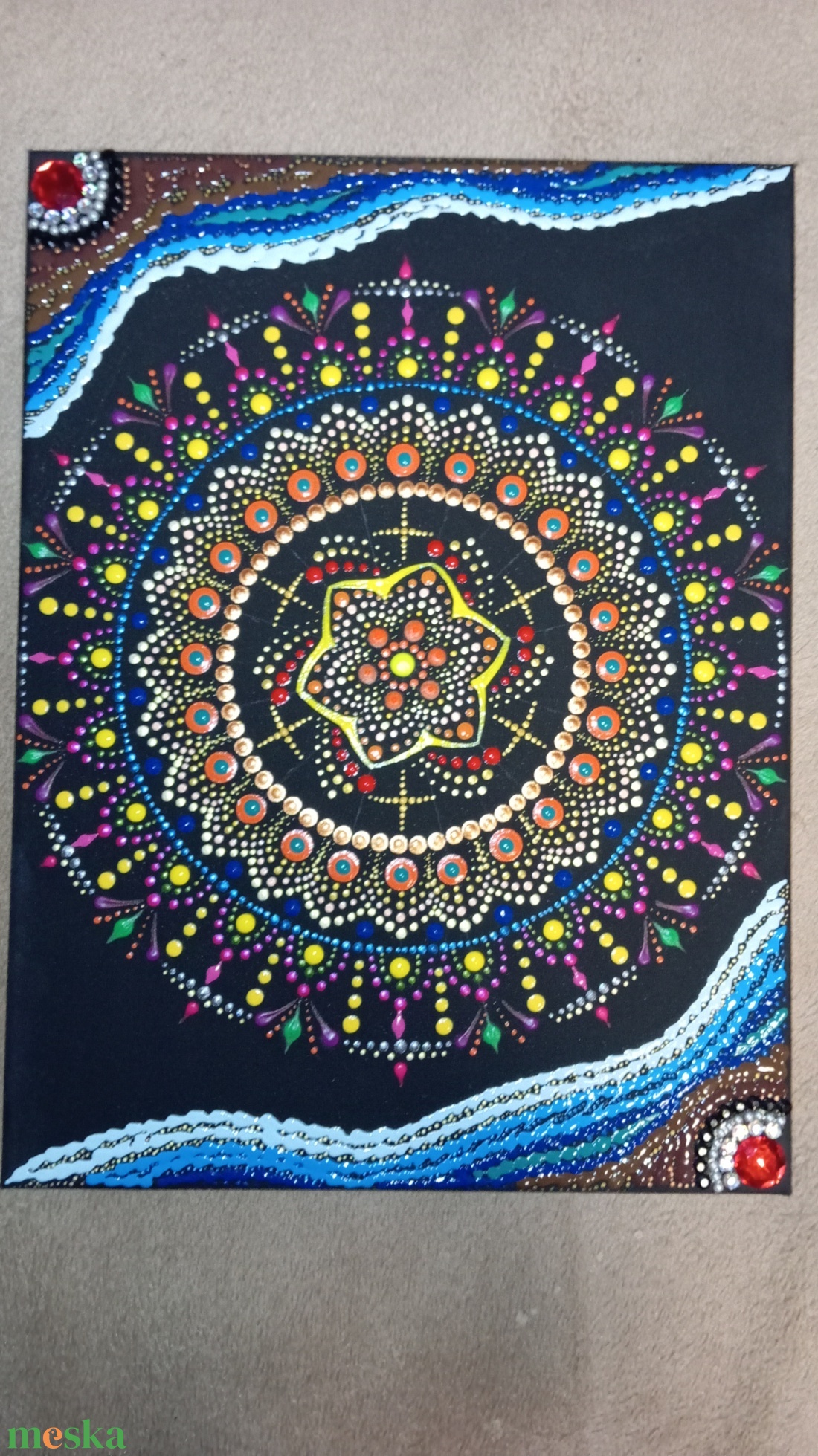 Egyedi mandalás fali kép - otthon & életmód - dekoráció - spiritualitás - mandala - Meska.hu Egyedi mandalás fali kép - otthon & életmód - dekoráció - spiritualitás - mandala - Meska.hu