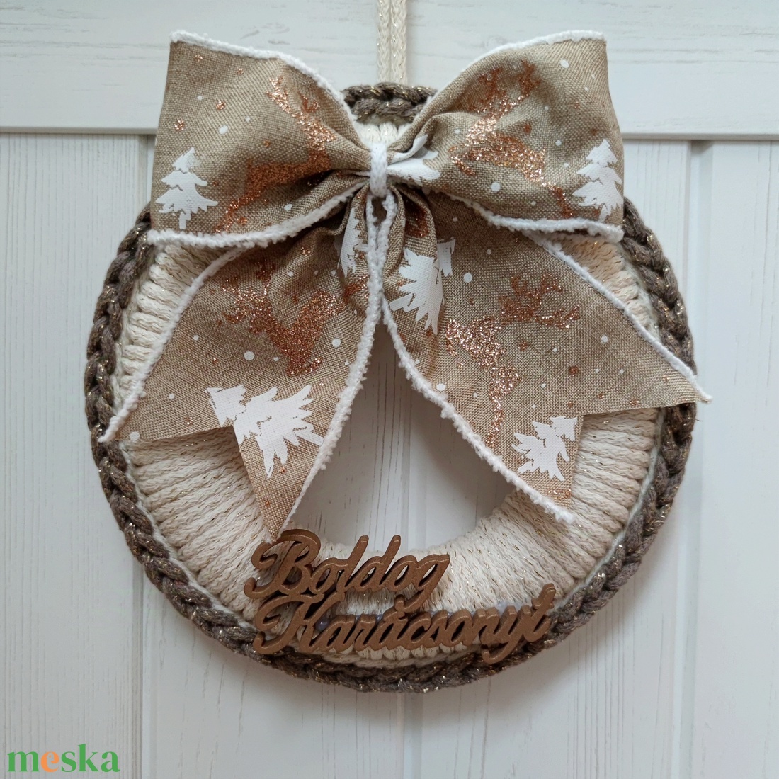 Adventi ajtódísz (20 cm) - karácsony - adventi díszek - adventi ajtódísz - Meska.hu Adventi ajtódísz (20 cm) - karácsony - adventi díszek - adventi ajtódísz - Meska.hu
