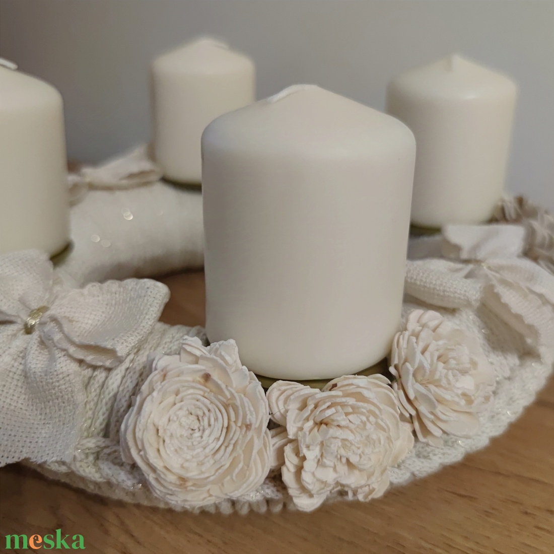 Natúr adventi koszorú (27 cm) - karácsony - adventi díszek - adventi koszorú - Meska.hu Natúr adventi koszorú (27 cm) - karácsony - adventi díszek - adventi koszorú - Meska.hu