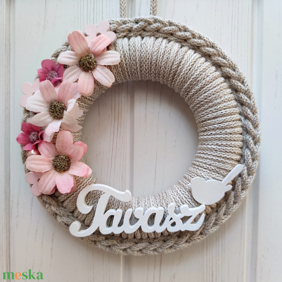 Tavaszi ajtódísz (17 cm átmérő) - otthon & életmód - dekoráció - ajtó- és ablak dekoráció - ajtódísz & kopogtató - Meska.hu Tavaszi ajtódísz (17 cm átmérő) - otthon & életmód - dekoráció - ajtó- és ablak dekoráció - ajtódísz & kopogtató - Meska.hu