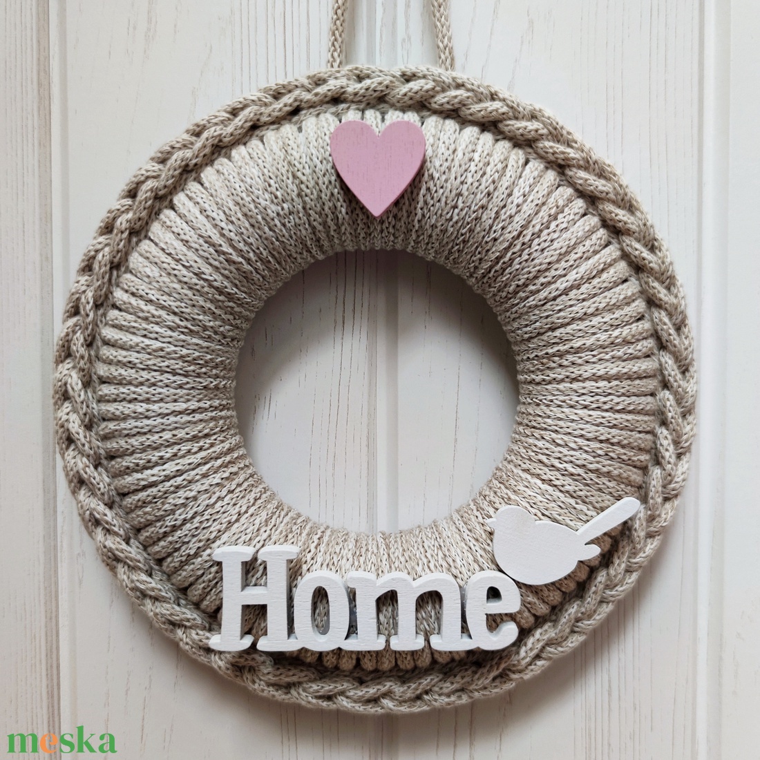 Home - ajtódísz (17,5 cm átmérő) - otthon & életmód - dekoráció - ajtó- és ablak dekoráció - ajtódísz & kopogtató - Meska.hu Home - ajtódísz (17,5 cm átmérő) - otthon & életmód - dekoráció - ajtó- és ablak dekoráció - ajtódísz & kopogtató - Meska.hu