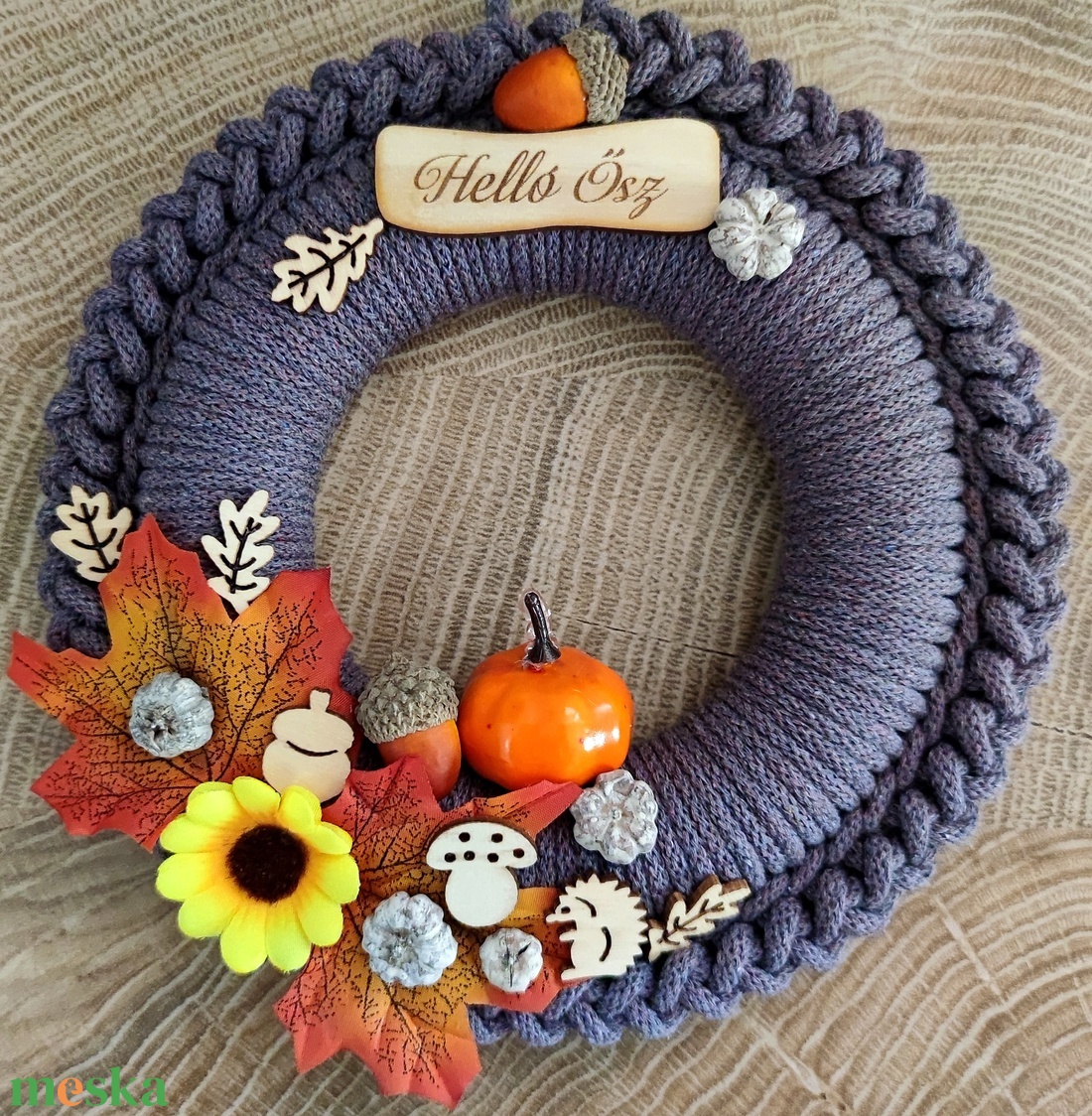 Őszi ajtódísz (22 cm átmérő) - otthon & életmód - dekoráció - ajtó- és ablak dekoráció - ajtódísz & kopogtató - Meska.hu Őszi ajtódísz (22 cm átmérő) - otthon & életmód - dekoráció - ajtó- és ablak dekoráció - ajtódísz & kopogtató - Meska.hu