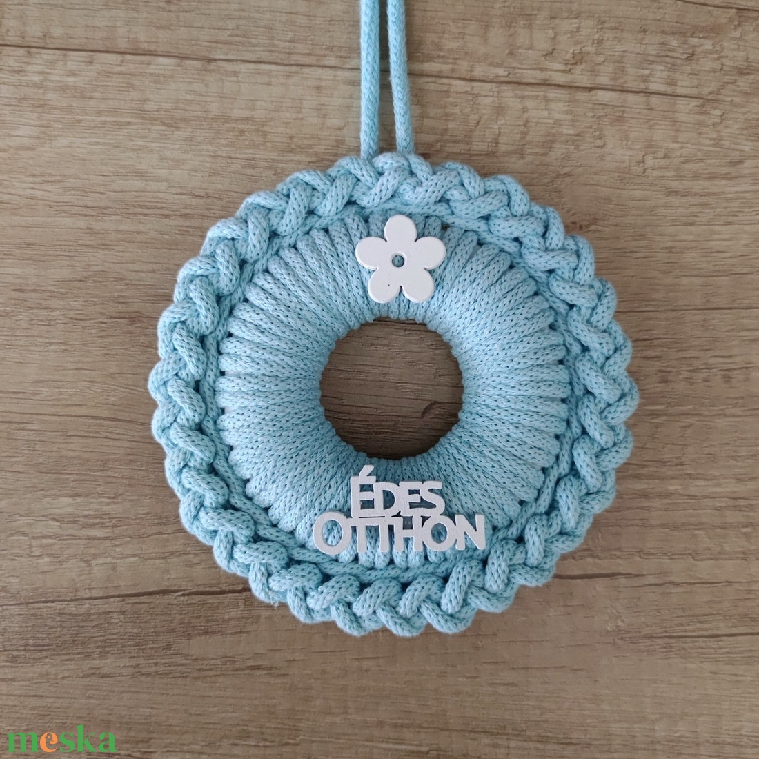 Mini ajtódísz (13 cm átmérő) - otthon & életmód - dekoráció - ajtó- és ablak dekoráció - ajtódísz & kopogtató - Meska.hu