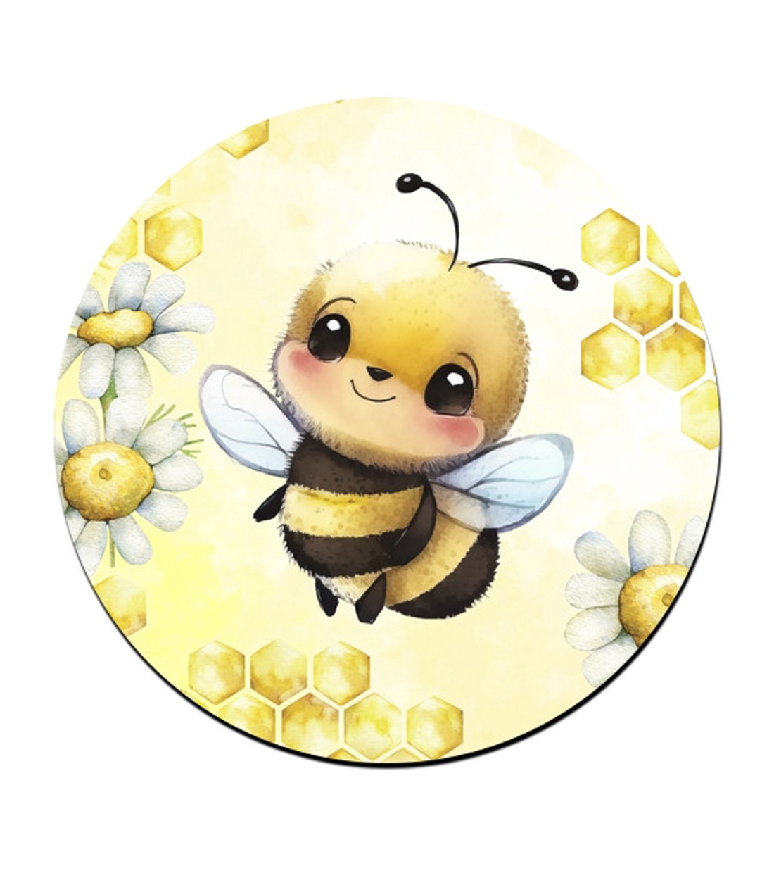 Tündéri kis méhecske mintás bögre alátét -  - Meska.hu