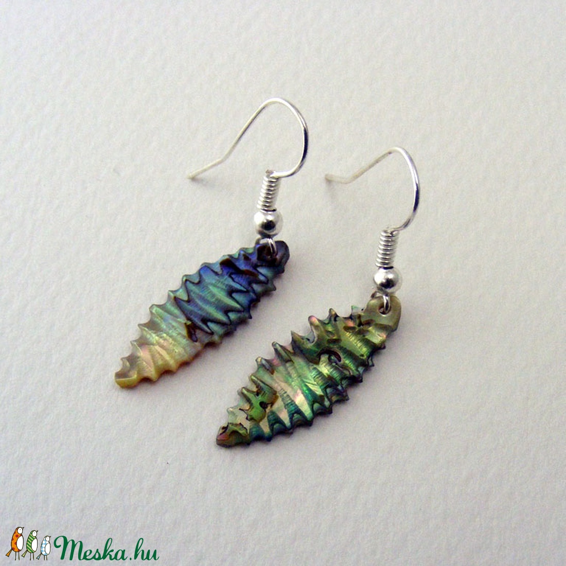 Abalone tacca fülbevaló - ékszer - fülbevaló - lógó fülbevaló - Meska.hu Abalone tacca fülbevaló - ékszer - fülbevaló - lógó fülbevaló - Meska.hu