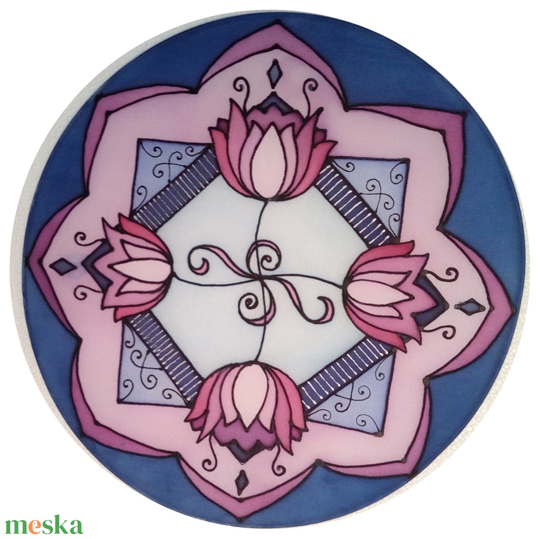 Tulipános selyemmandala - művészet - más művészeti ág - Meska.hu Tulipános selyemmandala - művészet - más művészeti ág - Meska.hu