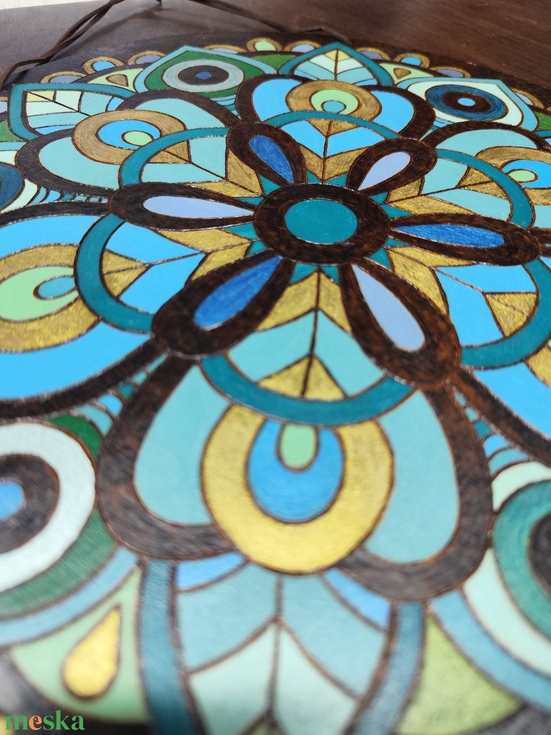 Mandala - otthon & életmód - dekoráció - kép & falikép - fából készült kép - Meska.hu